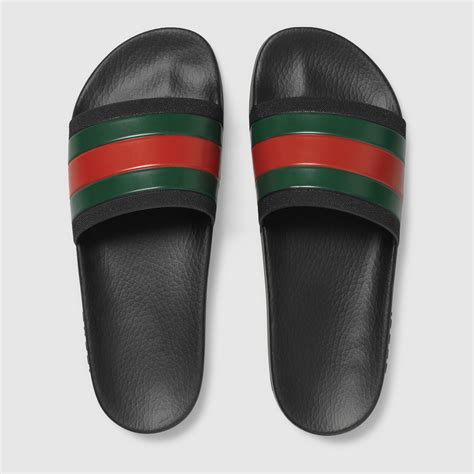 men gucci sandals discount|Gucci men's slip on sandal.